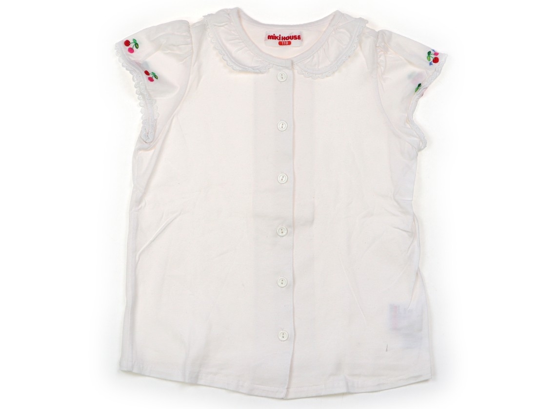最大90%OFF】シャツ・ブラウスの子供服(ミキハウス/110サイズ 