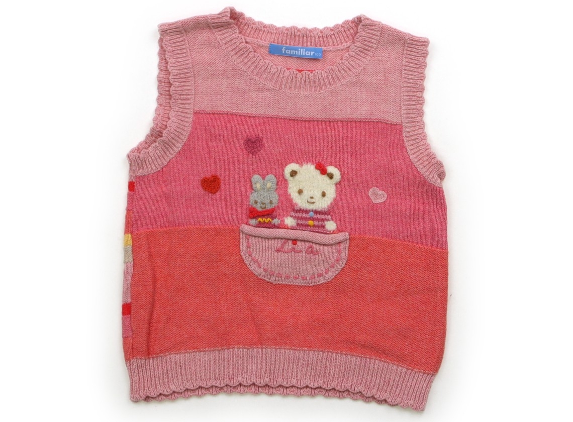 新品】familiar ピンクベスト
