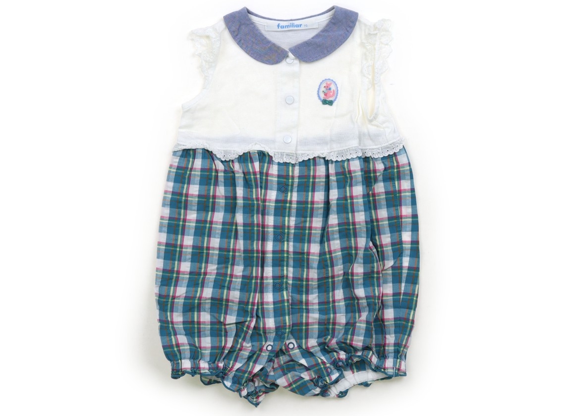 激安アウトレット通販 レディース 最大90%OFF】カバーオールの子供服(ファミリア/70サイズ ロンパース・カバーオール