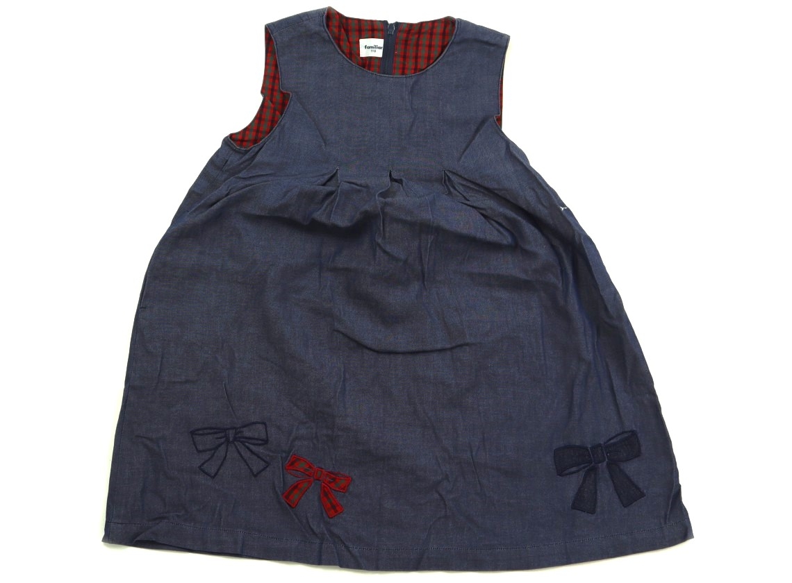 ファミリア】ジャンパースカート・ブラウスセット familiar ジャンパー