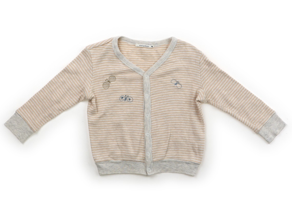 ミナペルホネン　カーディガン　タグ付き 最大90%OFF】カーディガンの子供服(ミナペルホネン/90サイズ