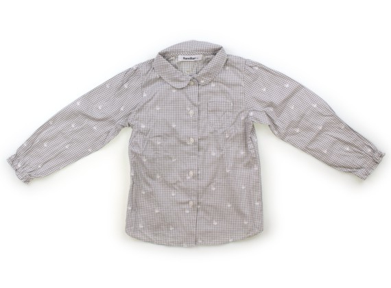 【超美品】familiar   ワイシャツ 白シャツ 120 ファミリア