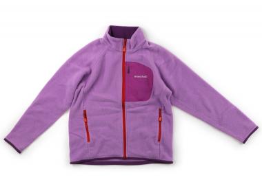 モンベル スキーウェア 120cm フリースジャケット&手袋3点セット 最大